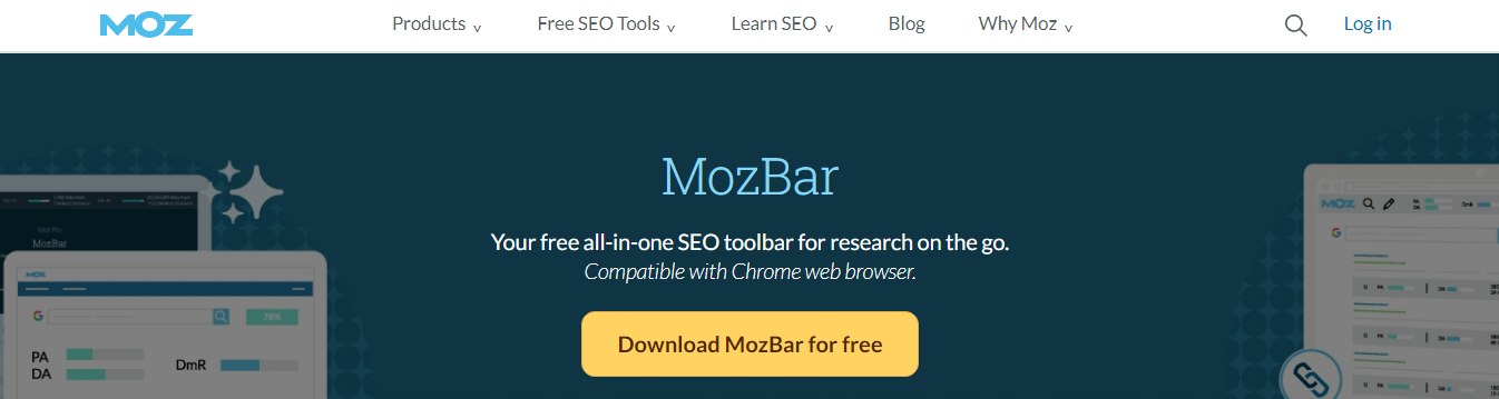 Moz Toolbar - Free SEO tools