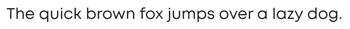 Here is what Mont font looks like