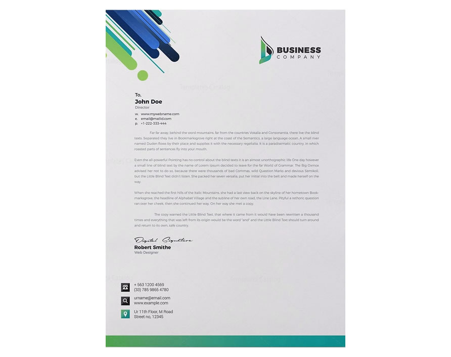 letterhead design in Nigeria