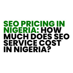 Read more about the article SEO Pricing in Nigeria: How much does SEO service cost in Nigeria?