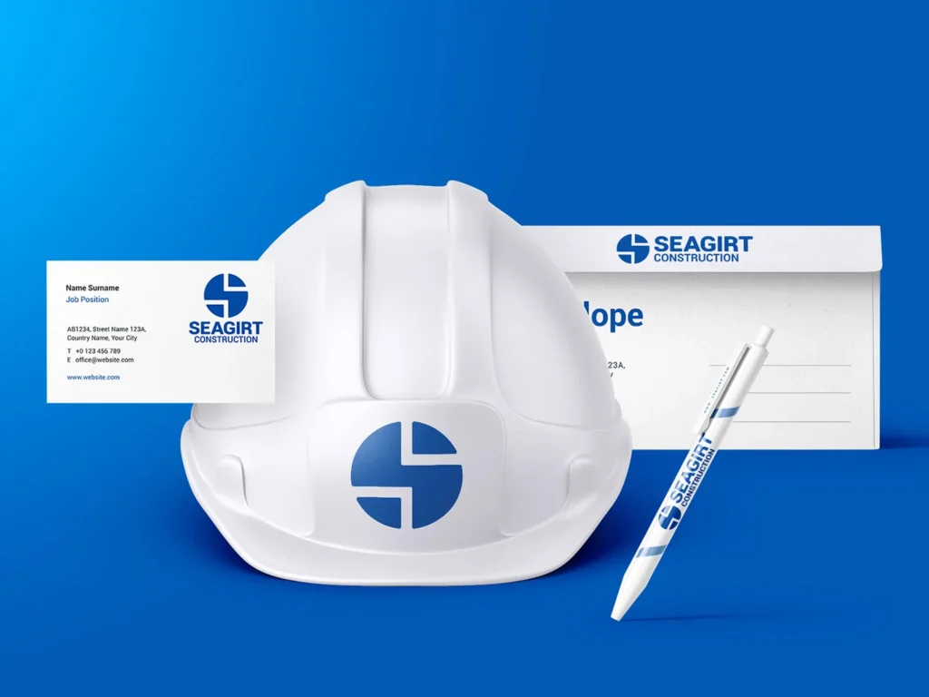 Construction company logo design by the best logo designer in Nigeria