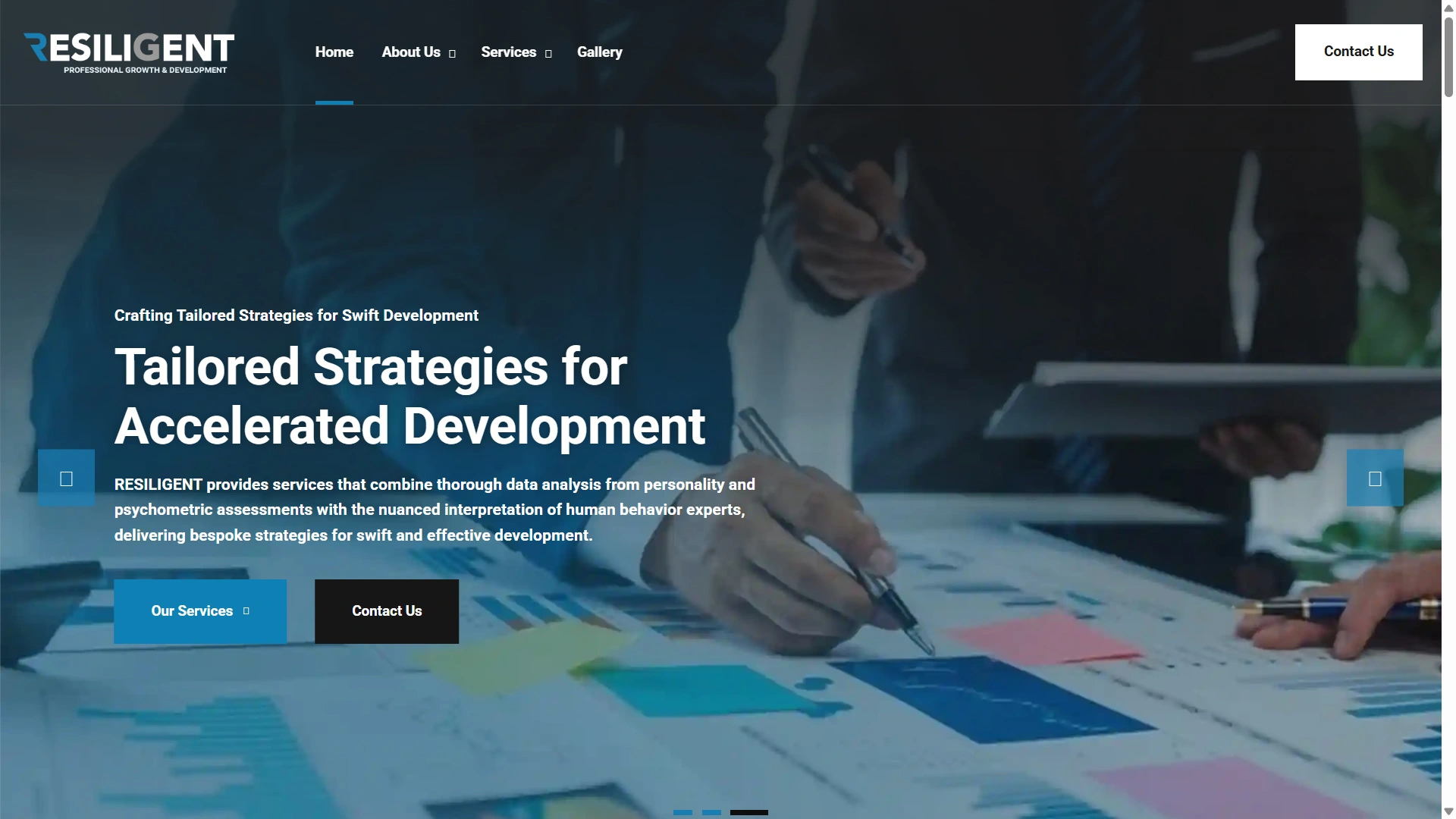 Wale Marketer executed search engine optimization for Resiligent increasing website clicks by 50% YoY